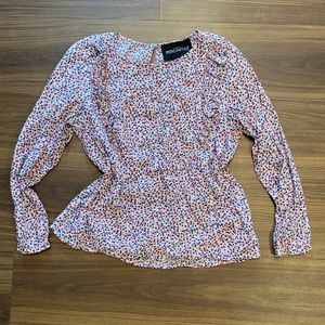 Jcrew floral blouse